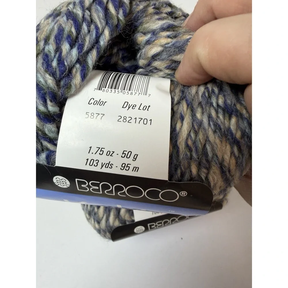 Berroco KELTIC Yarn Wool Blend Lot Of 2‎ Made in Italy